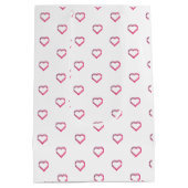 little hearts medium gift bag cadeauzakje (Achterkant)