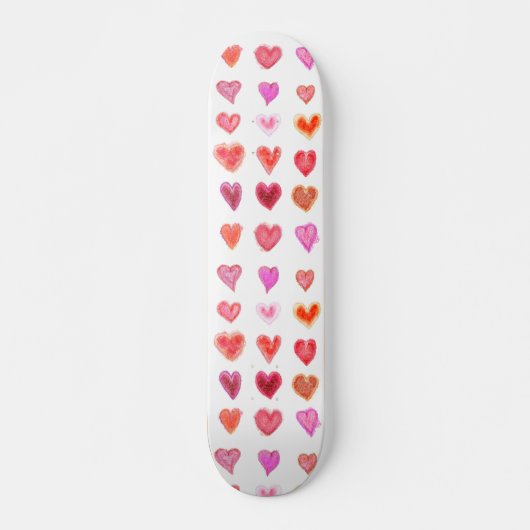 Little hearts skateboard (Voorkant)