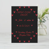 Little Hearts Wedding Save The Date (Staand voorkant)