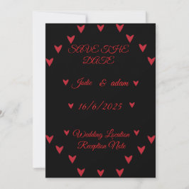 Little Hearts Wedding Save The Date