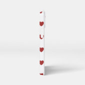 Little Hearts Witte en rode telefoonhoesjes iPhone Hoesje (Rechterkant)