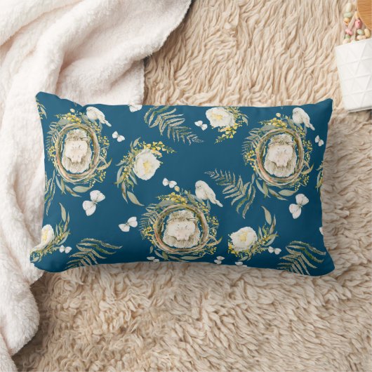 Little Hedge Hog Spring Wildflower Kussen (Deken)