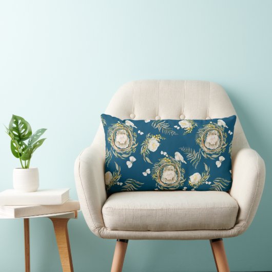 Little Hedge Hog Spring Wildflower Kussen (Stoel)