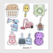 🧼 Little Helpers: Housecleaning Sticker Set (Vel)