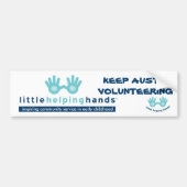 Little Helping Hands Bumpersticker (Voorkant)