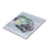 Little Herb Garden Dragon ~sage Tegeltje (Zijkant)