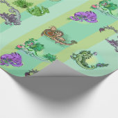 Little Herb Garden Dragons Cadeaupapier (Hoek)