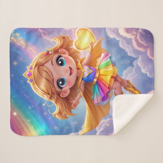 Little Hero, Big Dreams Sherpa Deken (Voorkant (horizontaal))