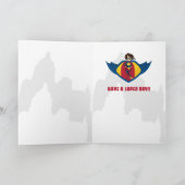 Little Heroes Superhero Verjaardag Kaart (Binnen)