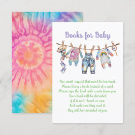 Little Hippie Tye Dye Clothesline Boeken voor Baby Kaart