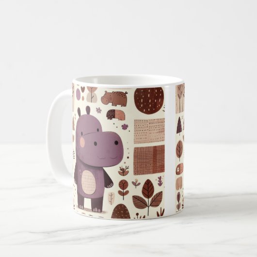 Little Hippo Adventures Koffiemok (Voorkant links)