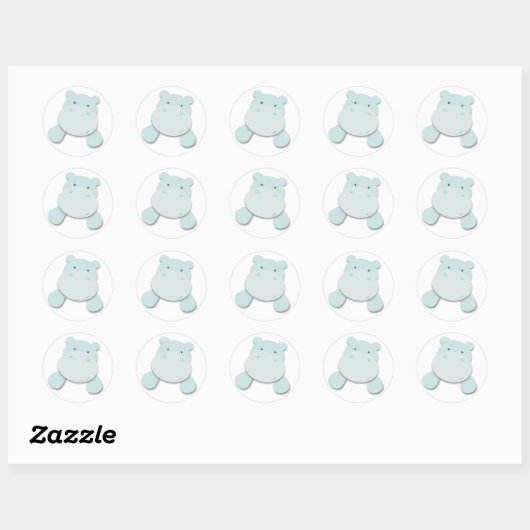 Little Hippo | STICKERS (Vel)