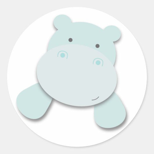 Little Hippo | STICKERS (Voorkant)