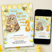 Little Honey Barly Bee-lieve 3e verjaardag bij Kaart