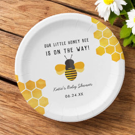 Little Honey Bee Baby shower Papier Bord