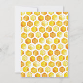 Little Honey Bee Baby shower waslijn Kaart (Achterkant)