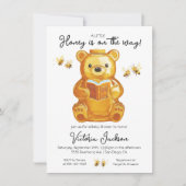 Little Honey Bee Baby shower waslijn Kaart (Voorkant)