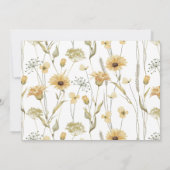 Little Honey Bee Chamomile Birthday Foto Kaart (Achterkant)