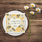 Little Honey Bee Comb Daisy Spring Baby shower Servet