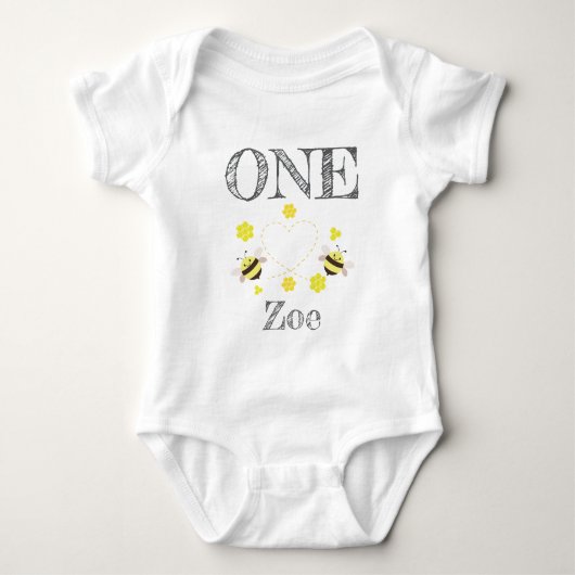 Little Honey Bodysuit Kids 1st Birthday (Voorkant)