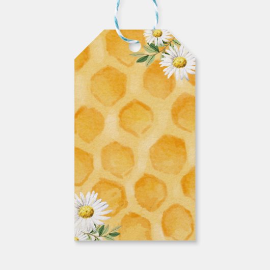 Little Honey Dank je baby shower Cadeaulabel (Achterkant)