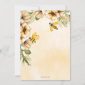 Little Honey is op weg naar het Baby shower van Ho Kaart (Achterkant)