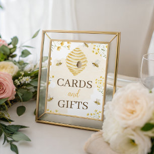 Little Honey Kaarten en Cadeaus Tafelbord Reclamebord Met Voetstuk