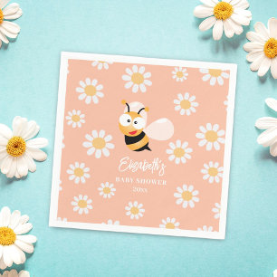 Little Honey Mama To Bee en Daisies Baby shower Servet