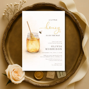 Little Honey op Weg Baby Shower Kaart