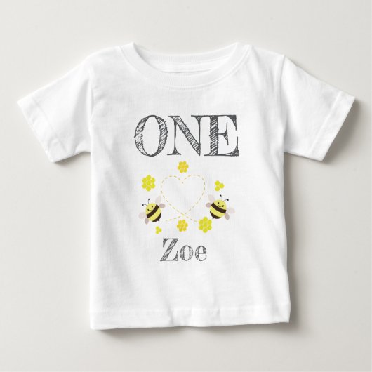 Little Honey T-Shirt Kids 1st Birthday (Voorkant)