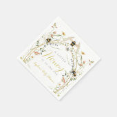 Little Honey Wildflower Bee Baby Shower Servet (Hoek)