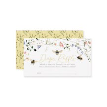 Little Honey Wildflower Bee Diaper Raffle Ticket