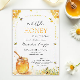 Little Honey Wildflowers Summer Arch Baby Shower Kaart