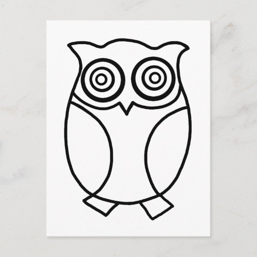 Little Hoot Briefkaart (Voorkant)