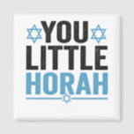 Little Horah Hanukkah Funny Jewish Gezegde Gift Magneet<br><div class="desc">chanukah,  menorah,  hanukkah,  dreidel,  jewish,  Chrismukkah,  vakantie,  horah,  kerstmis, </div>