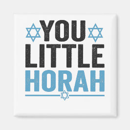 Little Horah Hanukkah Funny Jewish Gezegde Gift Magneet