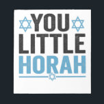 Little Horah Hanukkah Funny Jewish Gezegde Gift Notitieblok<br><div class="desc">chanukah,  menorah,  hanukkah,  dreidel,  jewish,  Chrismukkah,  vakantie,  horah,  kerstmis, </div>