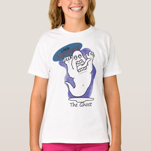 Little Horrors Ghost t-shirt (Voorkant)