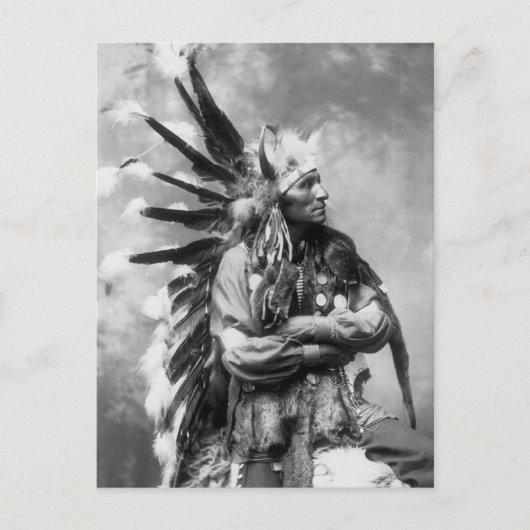 Little Horse, Oglala Sioux, jaren 1890 Briefkaart (Voorkant)