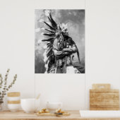 Little Horse, Oglala Sioux, jaren 1890 Poster (Keuken)