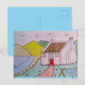 Little House bij het Zee Briefkaart (Voorkant / Achterkant)