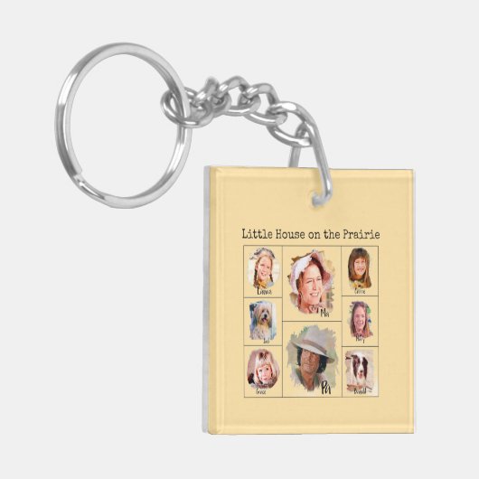 Little House on the Prairie Ingalls Family Sleutelhanger (Voorkant Links)