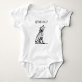 Little Howler Wolf Cub Baby Suit Romper (Voorkant)