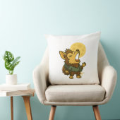 Little Howling Werewolf Kussen (Stoel)