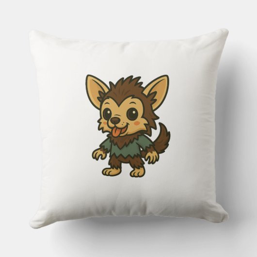 Little Howling Werewolf Kussen (Achterkant)