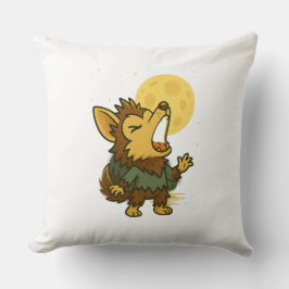 Little Howling Werewolf Kussen