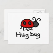 Little Hug Bug Briefkaart (Voorkant / Achterkant)