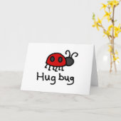 Little Hug Bug Kaart (Gele Bloem)
