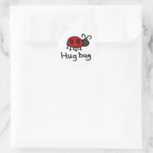 Little Hug Bug Ronde Sticker (Tas)
