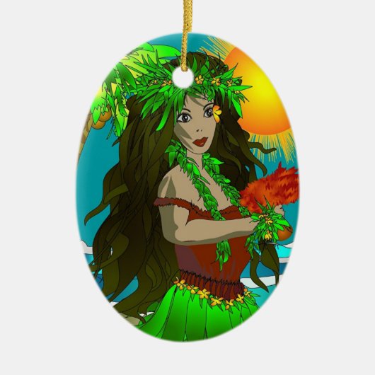 Little Hula Ornament (Voorkant)